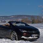 Cabrio im Schnee