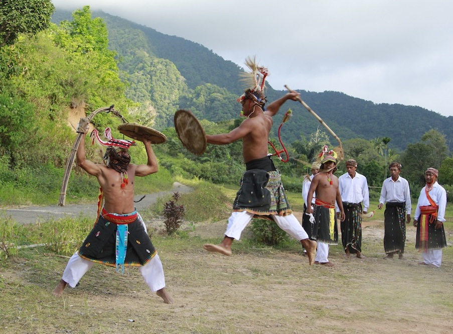 Caci - Traditioneller Tanz in Manggarai Flores