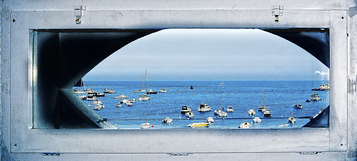 Cadaques harbour painting