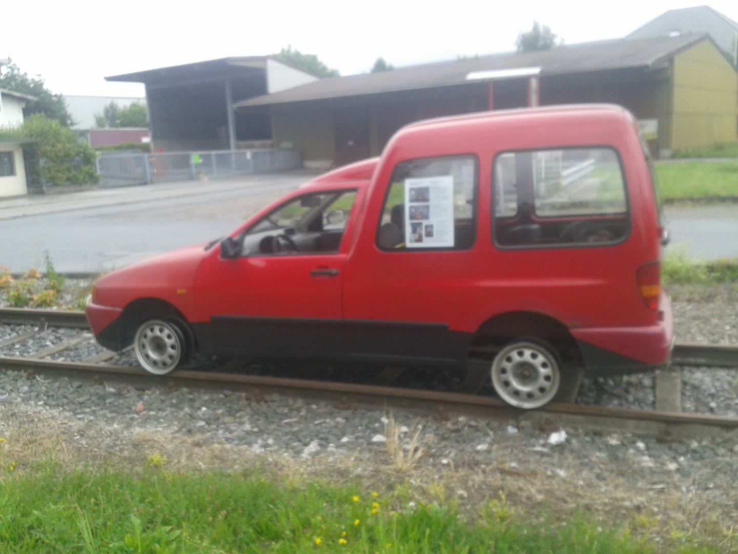 Caddy auf Gleisen am 23.6.2018