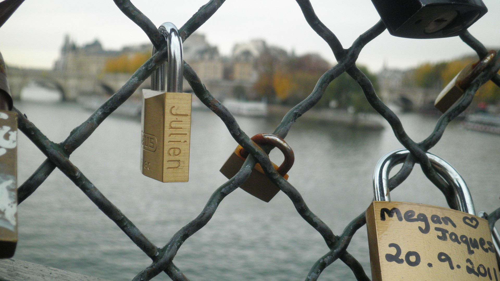 Cadenas du pont des amoureux