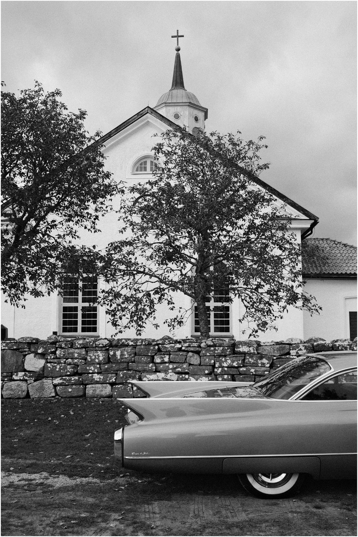 Cadillac in Bredsättra (Öland)