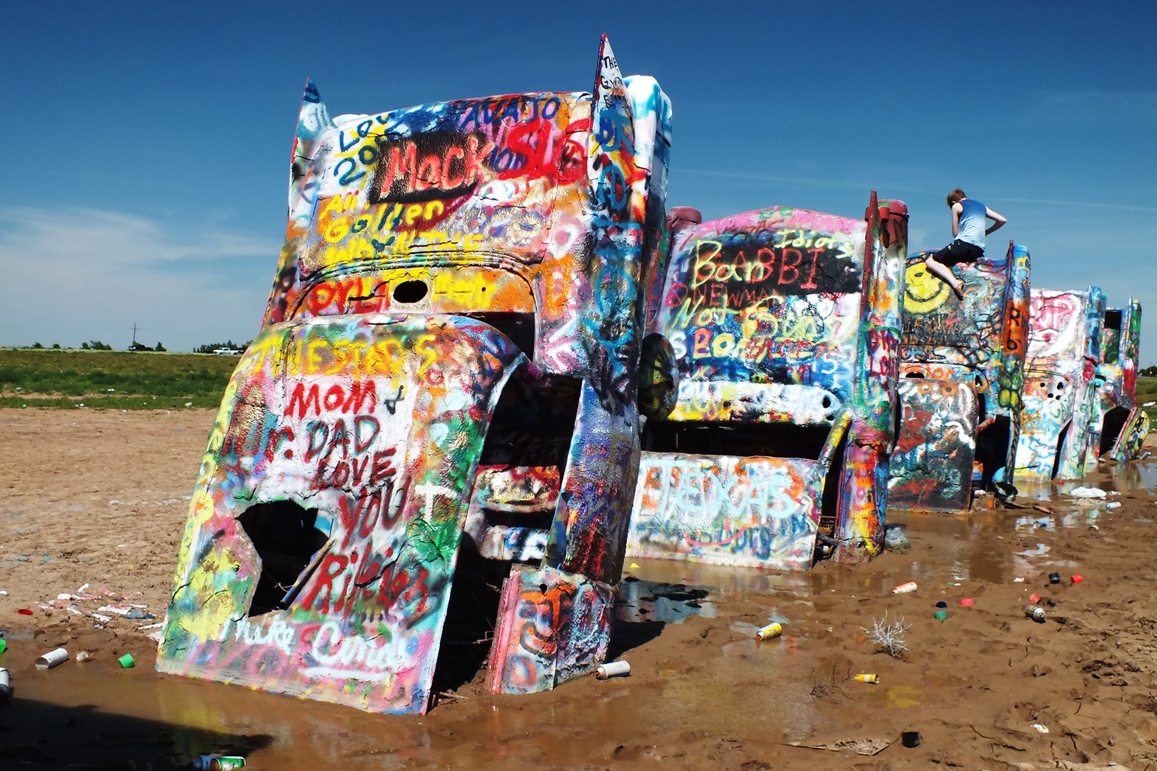 Cadillac Ranch bei Amarillo