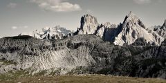 Cadini Gruppe von den Drei Zinnen aus 