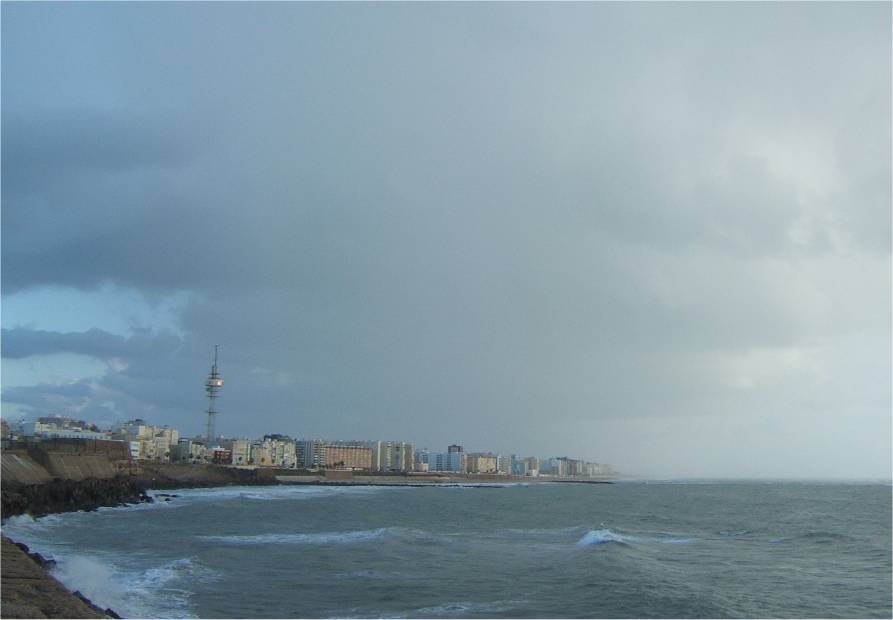 Cádiz desde el Campo del Sur