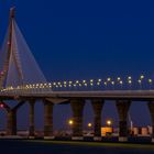 Cadiz. Puente de la Constitucion. Blaue Stunde.