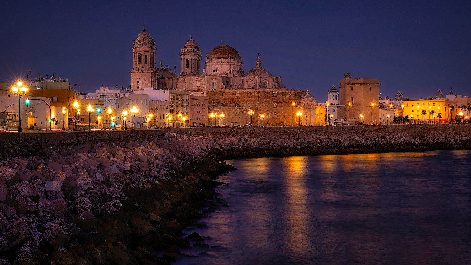 Cadiz Sonnenuntergang