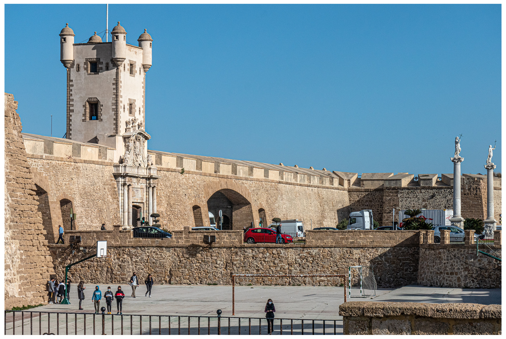 Cadiz Stadtmauer