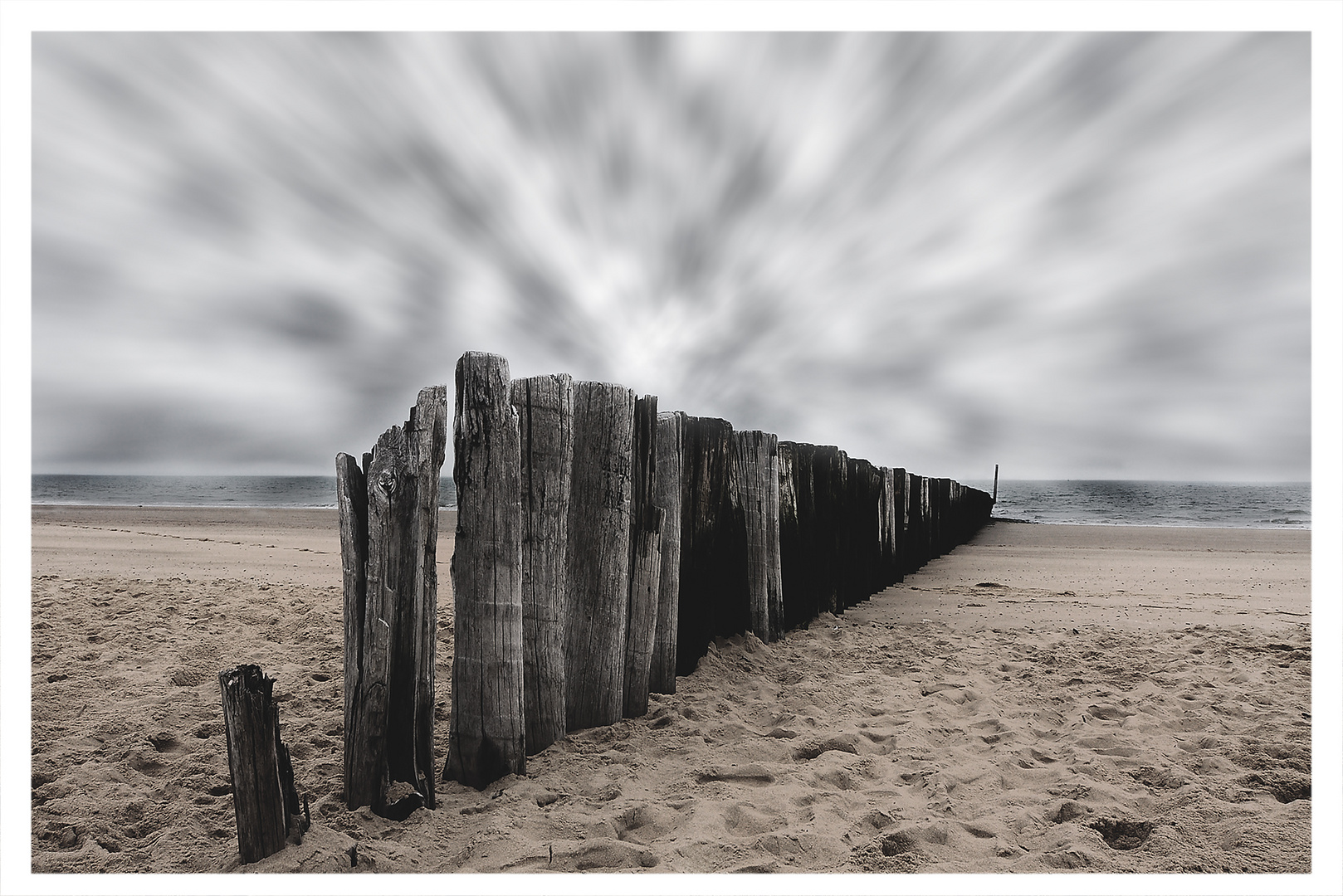 Cadzand Strand in den Niederlande