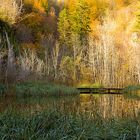 Cae el sol en Plitvice.