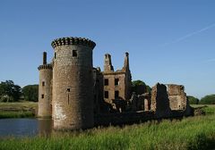 Caerlaverock Castle / Dumfries / Schottland