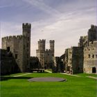 Caernarfon Castle.