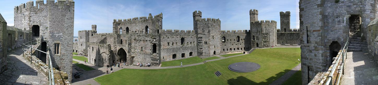 Caernarfon Castle - Panorama