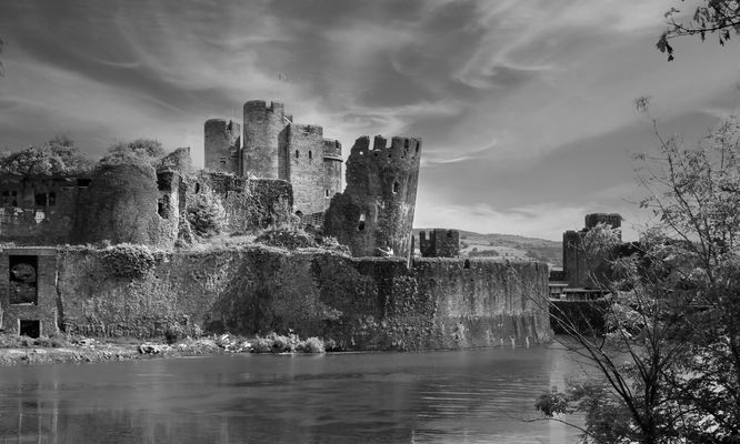 Caerphilly Castle, South Wales