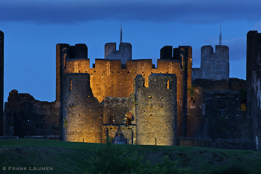 Caerphilly Castle, Wales, UK