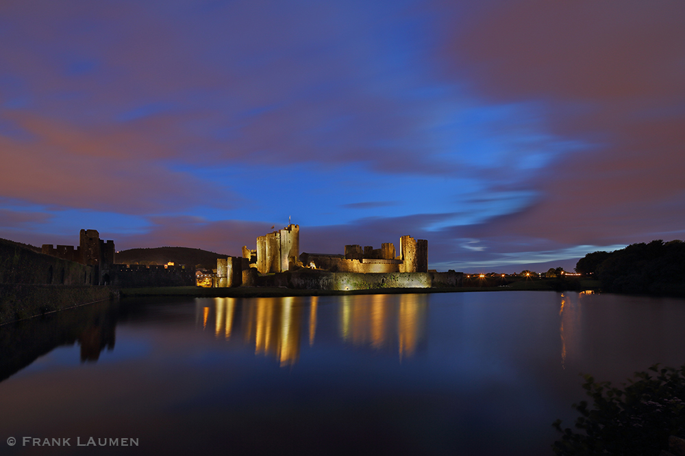 Caerphilly Castle, Wales, UK