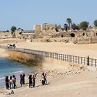 Caesarea ausgegrabener Hafen(Israel)