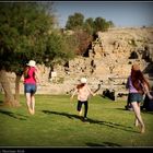 caesarea – national park&#8207;, Playing among the ruins &#8207;