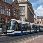 CAF Urbos 15G bei der Haltestelle Leidseplein