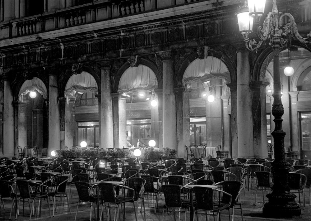 Cafe am Markus Platz in Venedig