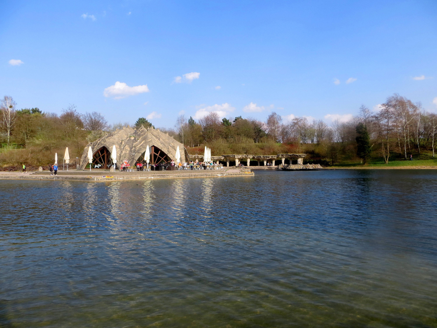 Cafe Am See Im Britzer Garten Foto Bild Deutschland