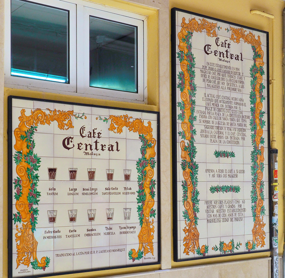 Café Central in Malaga