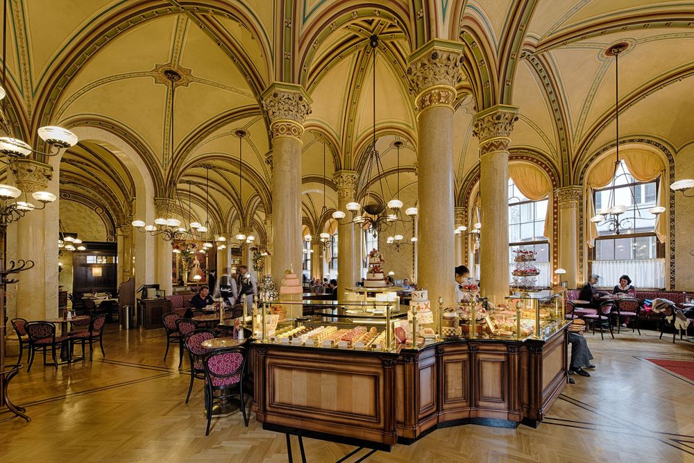 Cafe Central Wien Innenaufnahme Foto & Bild | europe, Österreich, wien