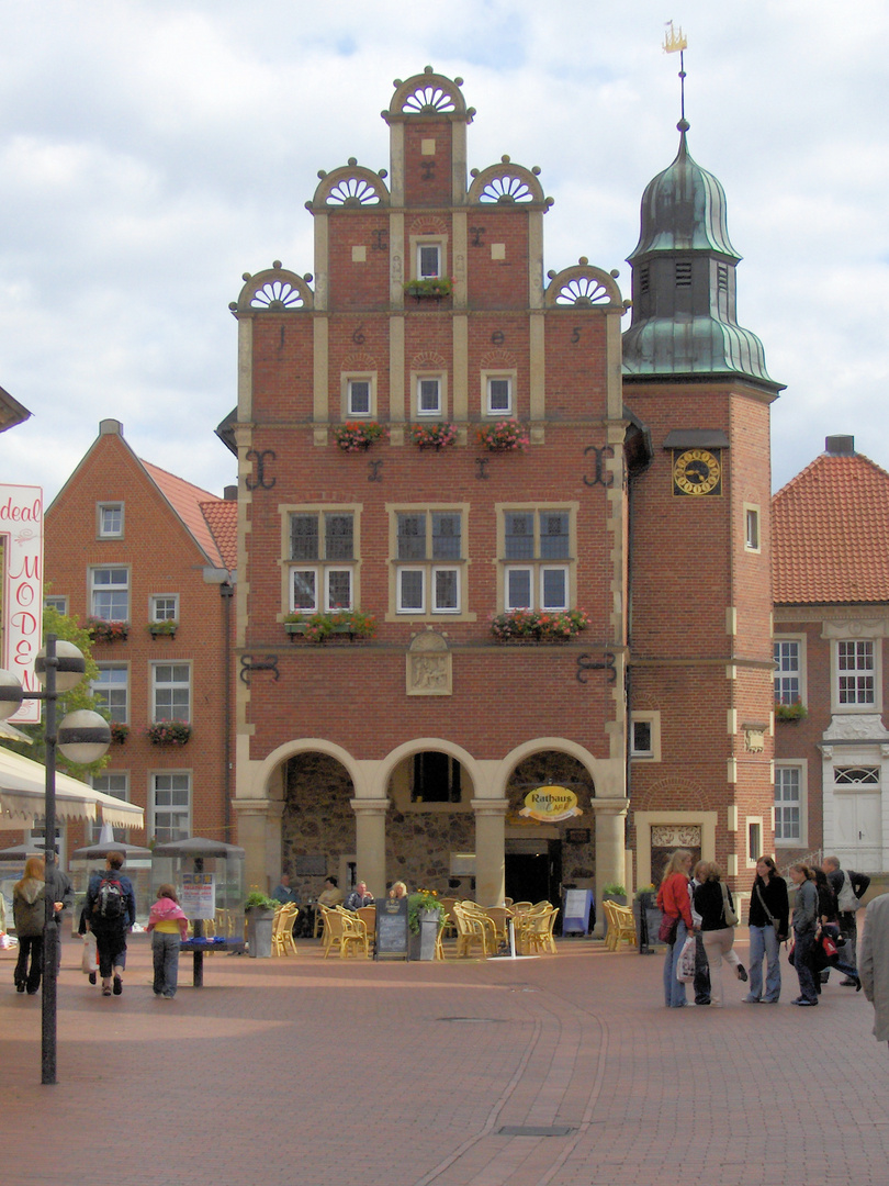 Cafe "Cityhall" of Meppen (Germany) ...