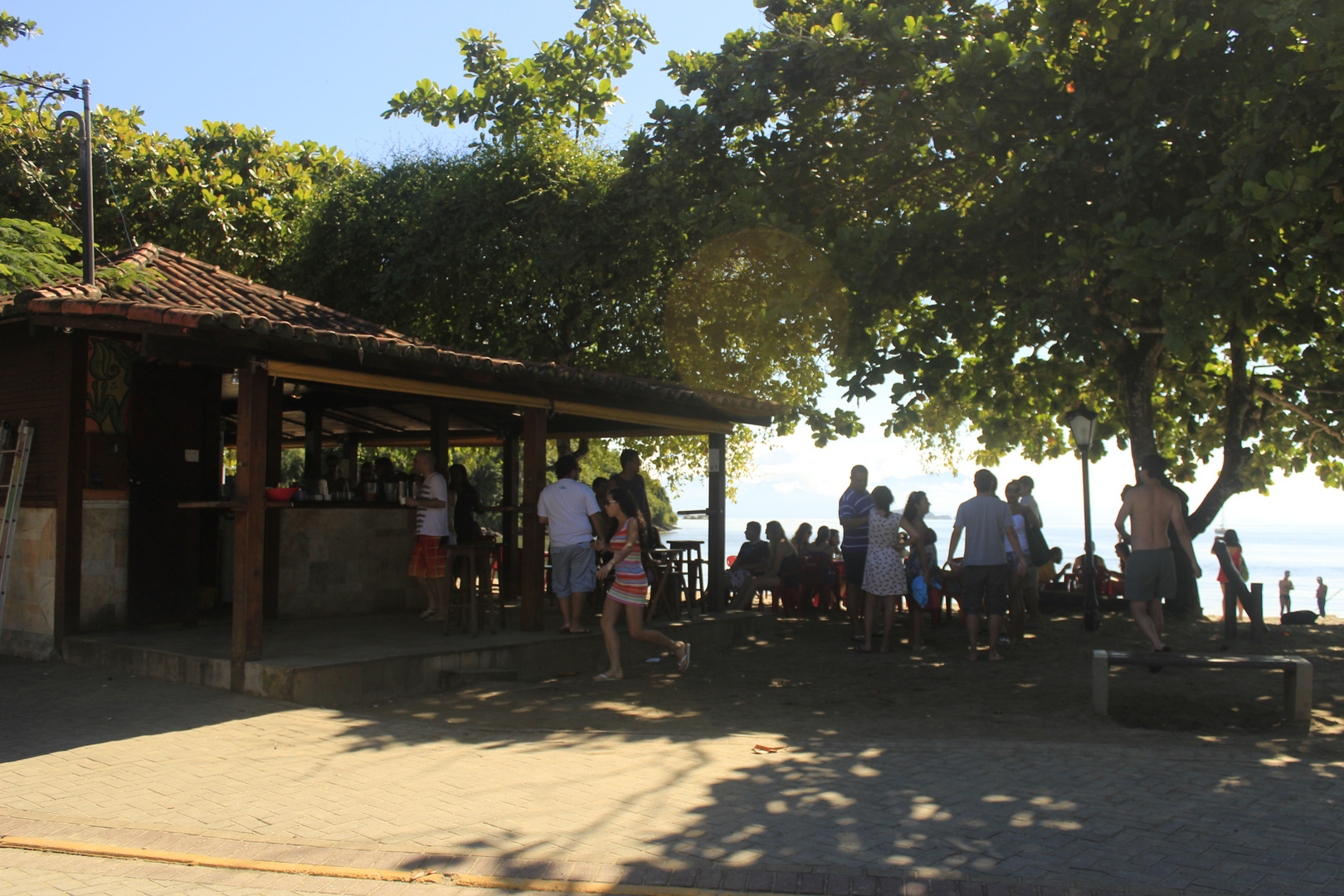 Café da manhã na Praia do Pontal, Paraty