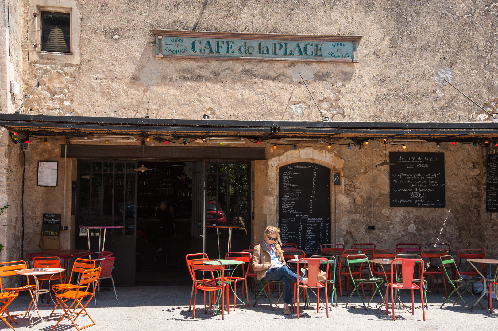 Café de la place in Eygalières