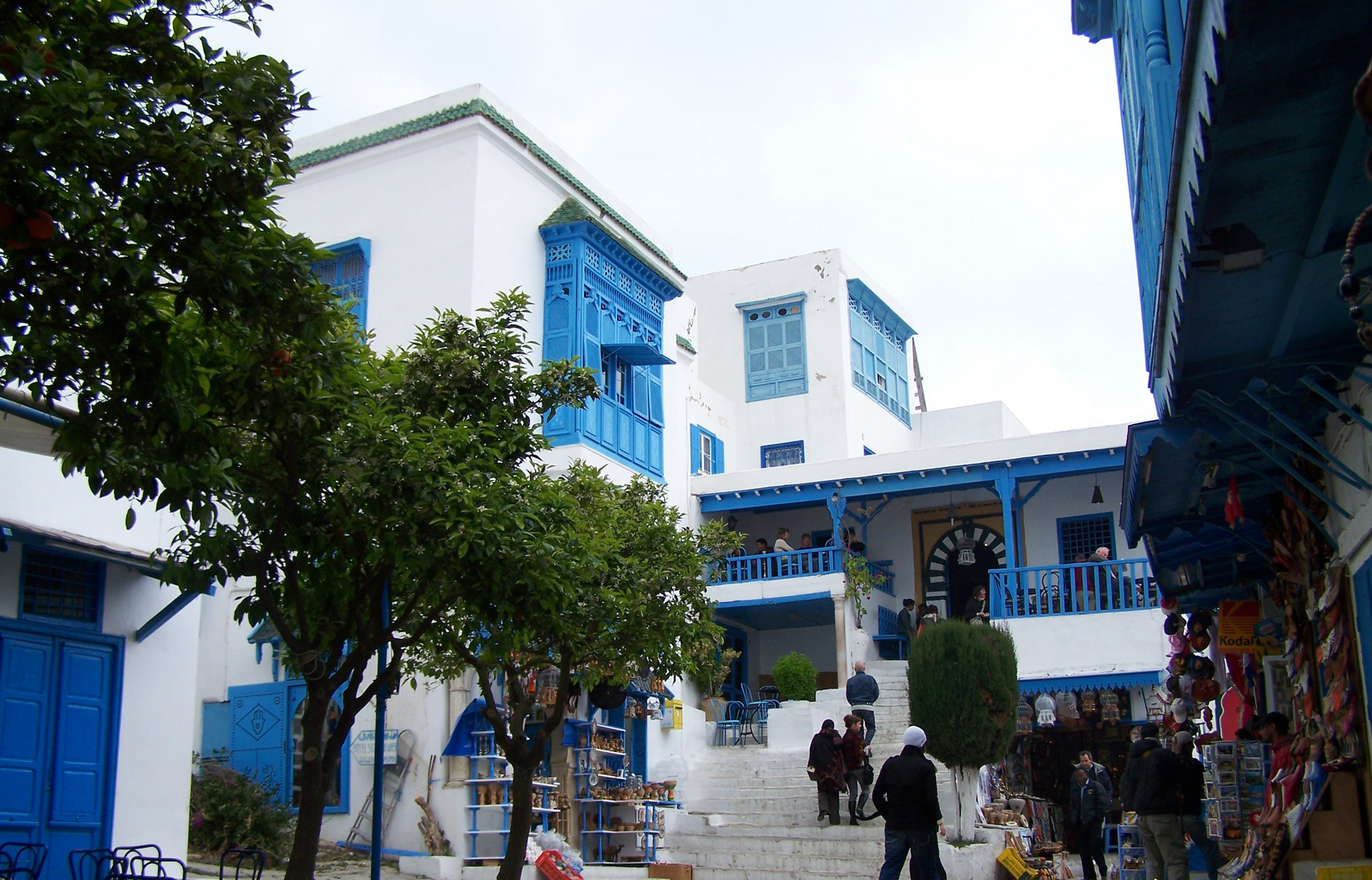 Café des délices, Sidi Bou Saïd (Tunisie) photo et image