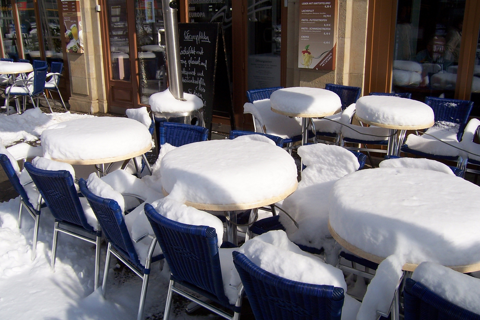 Cafe im Schnee