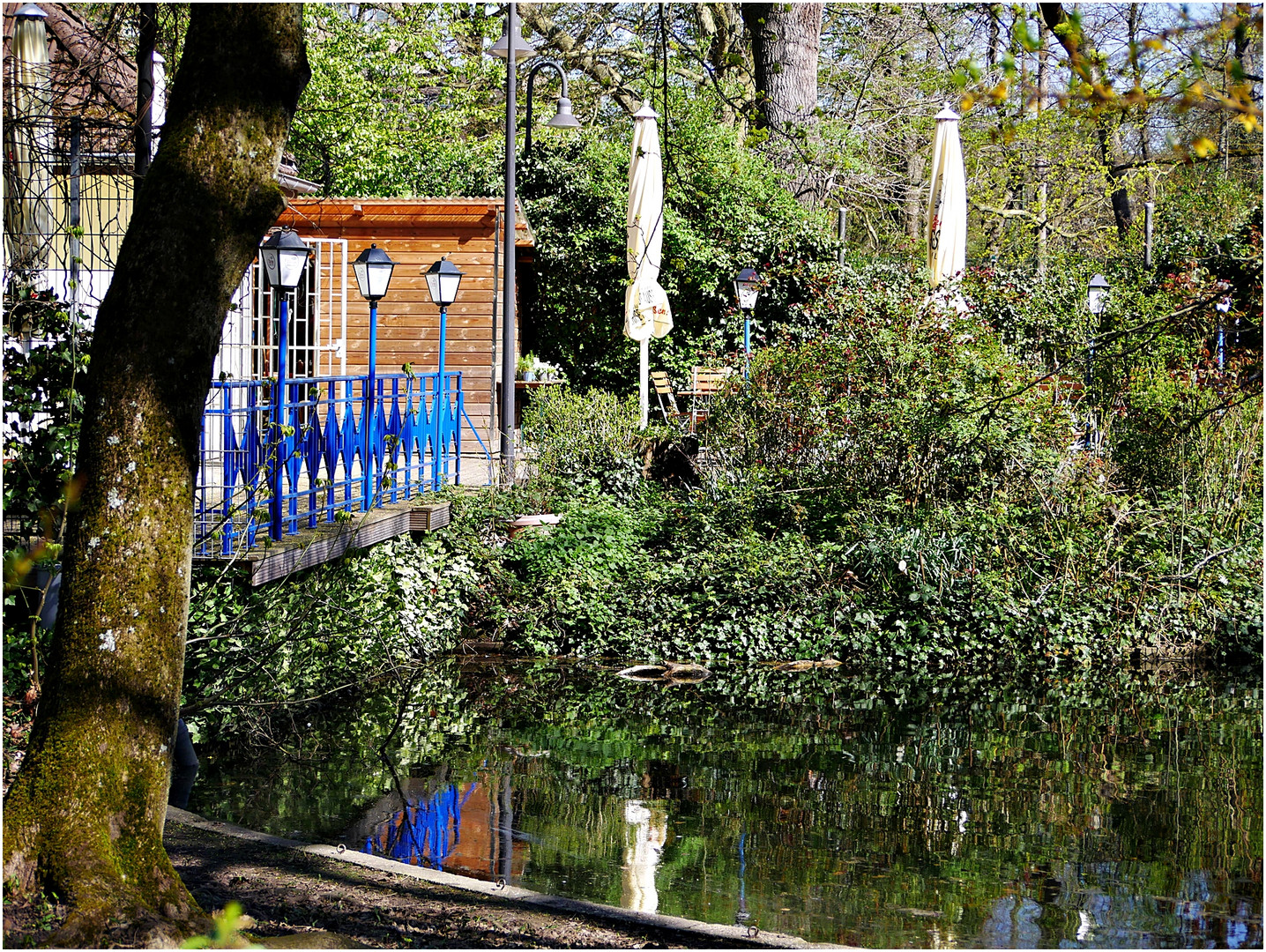 Café im Volksgarten Düsseldorf Foto & Bild natur, landschaft, park