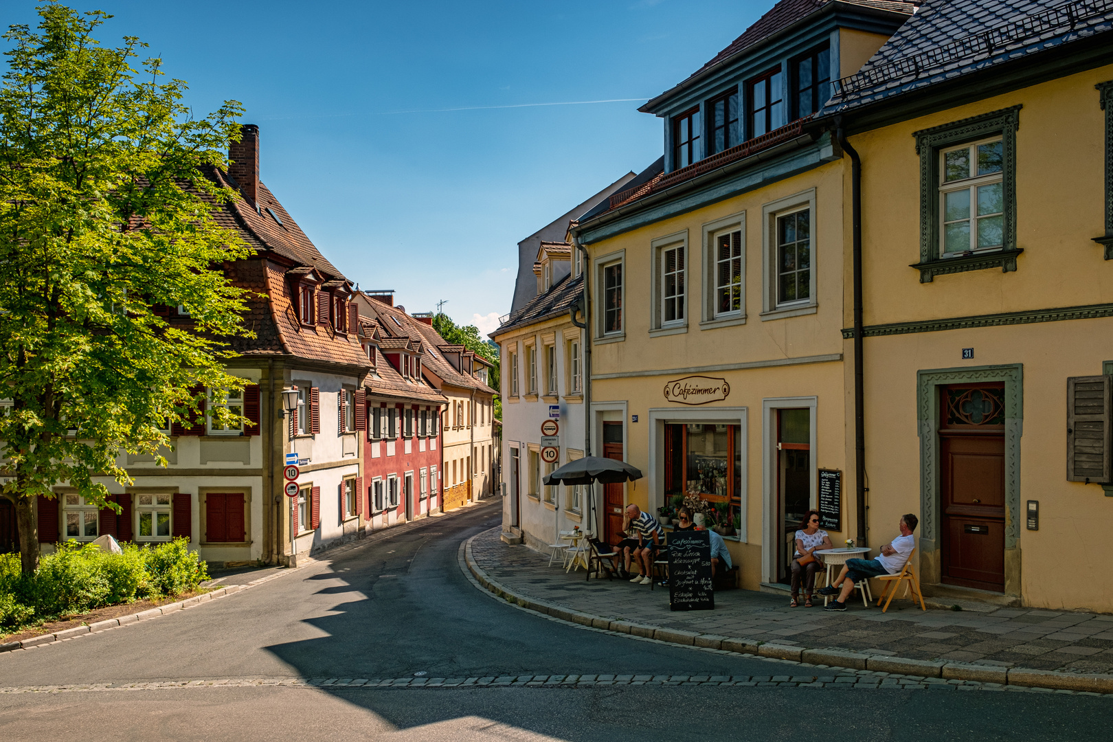 Café in Bambergs Gassen 