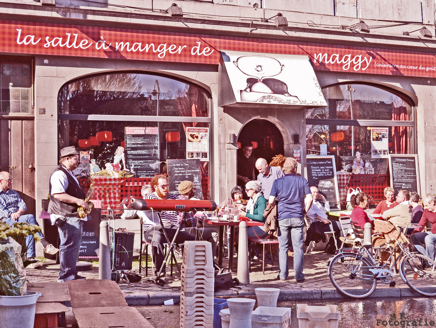 Café in Belgien