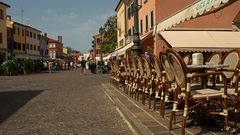 Cafe in der Altstadt von Caorle