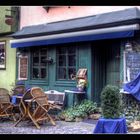 Cafe in der Altstadt von Hachenburg