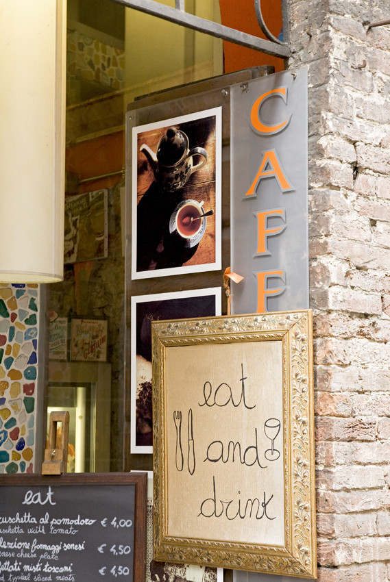 Cafe in der Toscana