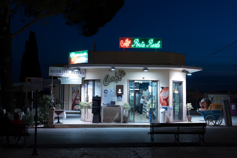 Cafe in Noto