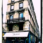 Cafe in Paris in der Nähe von Notre Dame