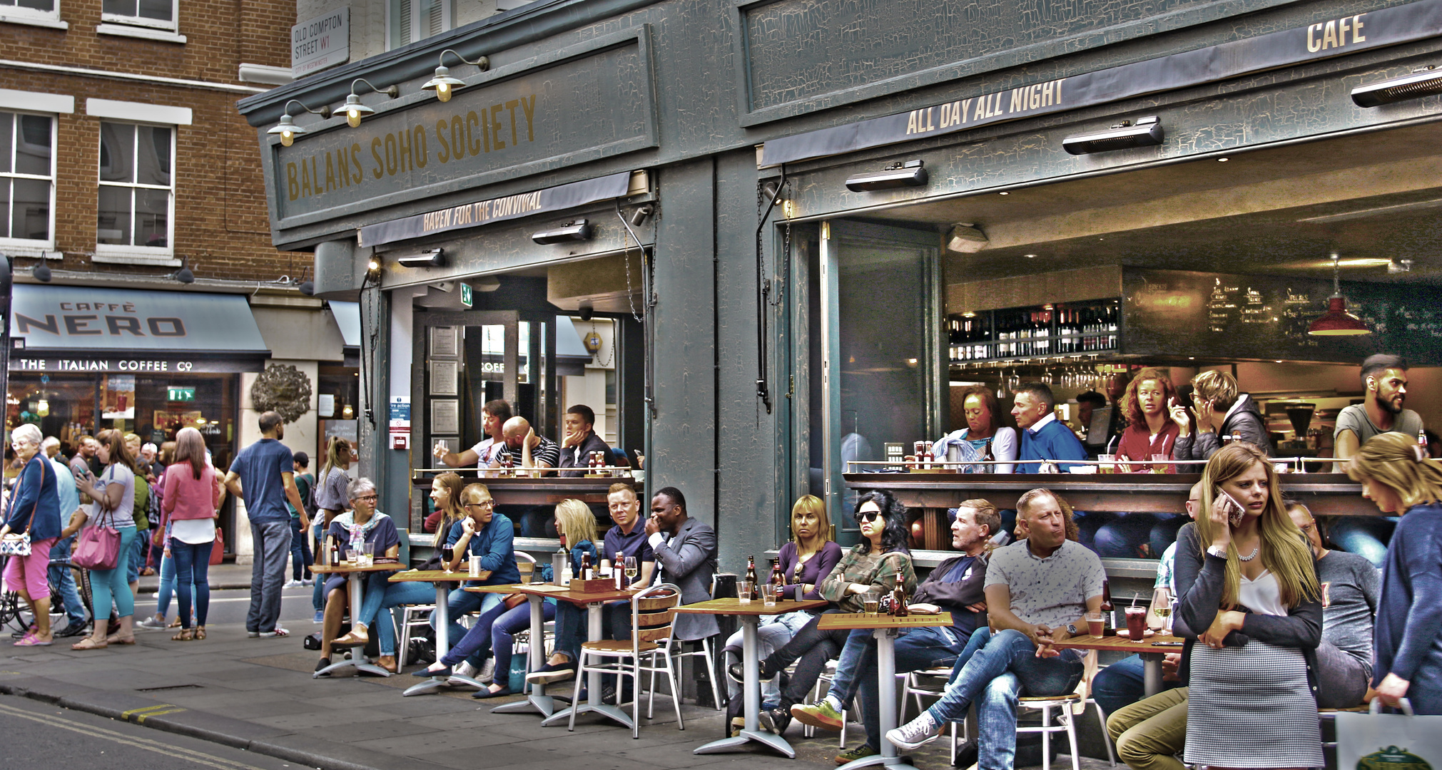 Cafe in Soho