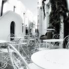 Cafe in weiß