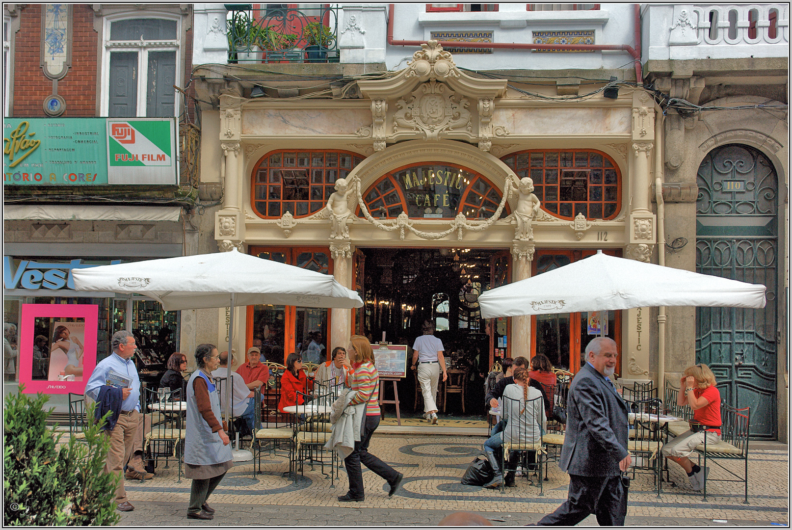 Café Majestic in der Rua de Santa Catarina, Porto