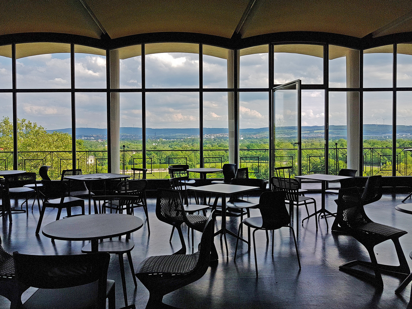 Cafe mit Aussicht