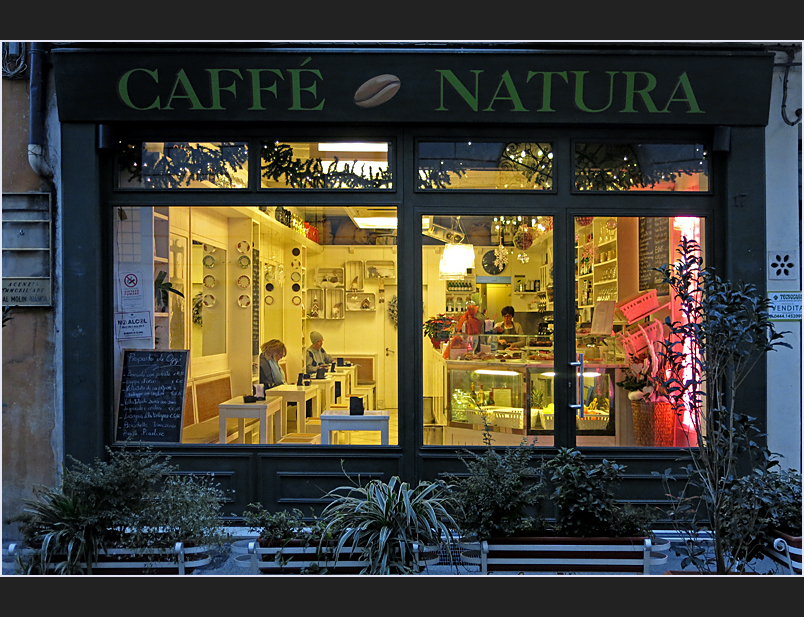 Café Natura - Blick in die Wärme