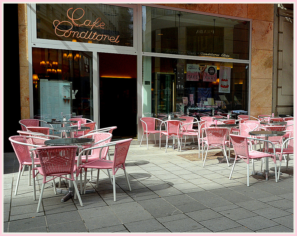 Cafe ROSA...Alles Geschmackssache Foto & Bild motive, stillleben