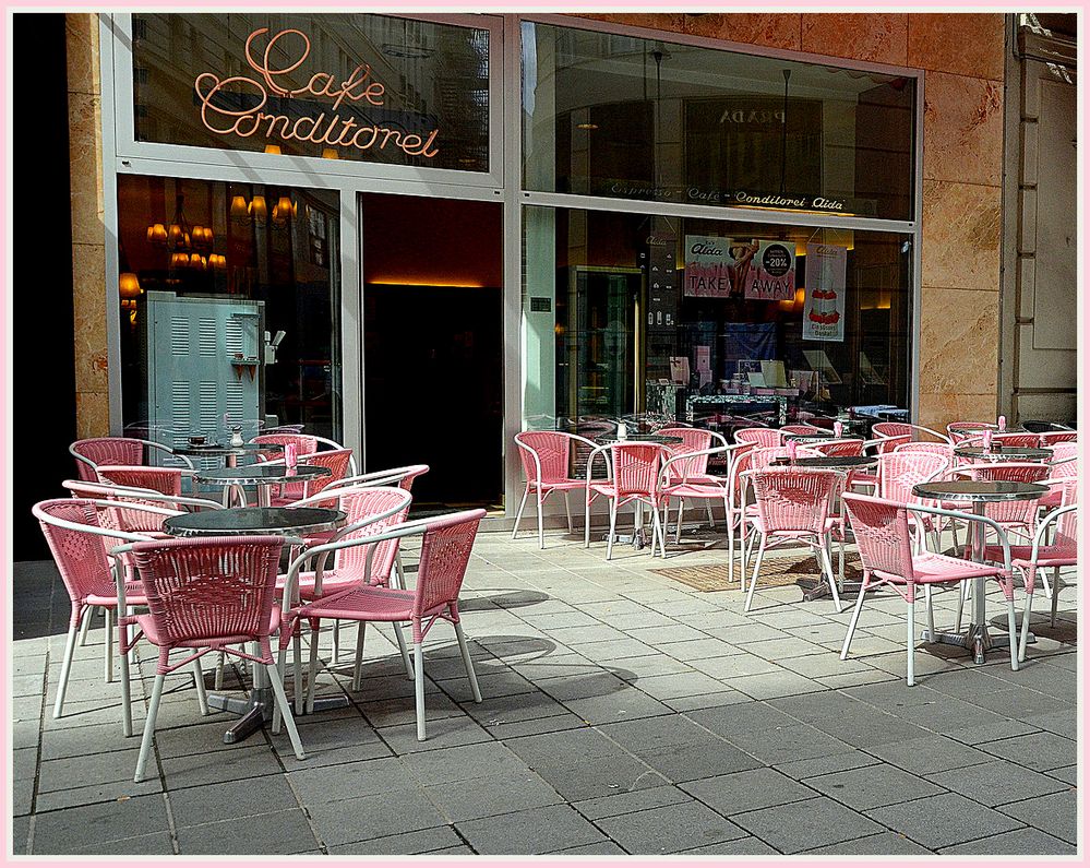 Cafe ROSA...Alles Geschmackssache Foto & Bild motive, stillleben