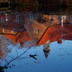 Café Schlossgefängnis gespiegelt