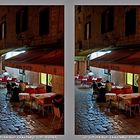 Cafe Terrace at Night 3D