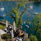 Cafe-Terrasse über dem Mattsee